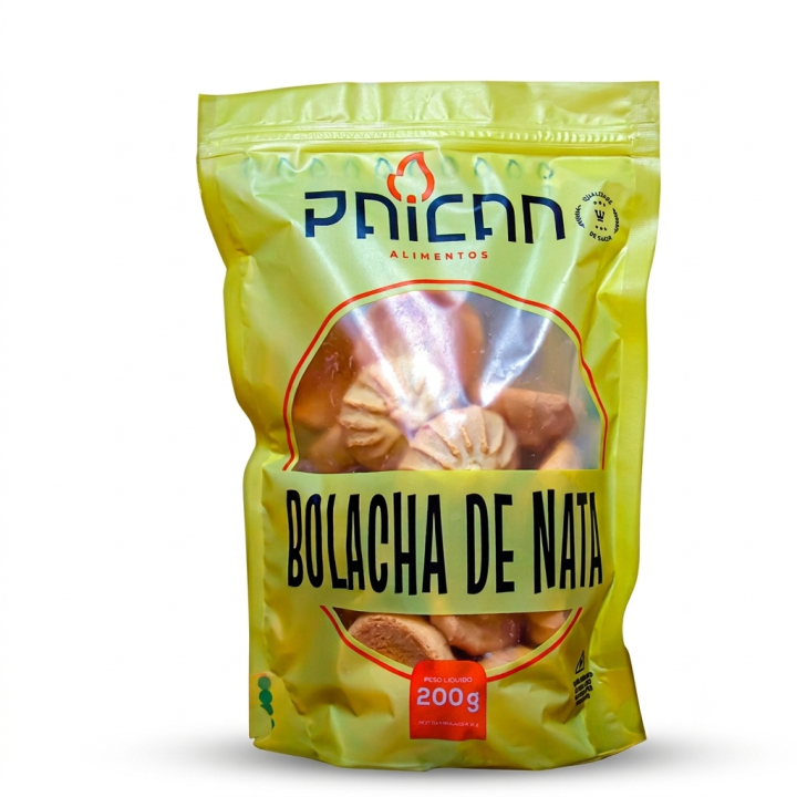 Bolacha de Nata PAICAN Alimentos 200g Biscoito Caseiro