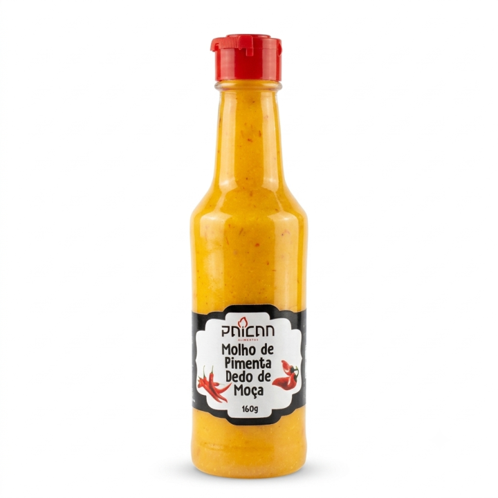 Molho de Pimenta Dedo de Moça Artesanal PRÍCAN 160g - Sabor Marcante e Picância Média
