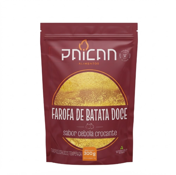 Farofa de Batata Doce Sabor Cebola Crocante Paican – 300g